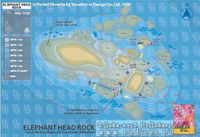  Дайвинг Пхукет Таиланд – дайв-сафари Симиланы - дайв-сайт Elephant Head Rock (Элефант Хед Рок)